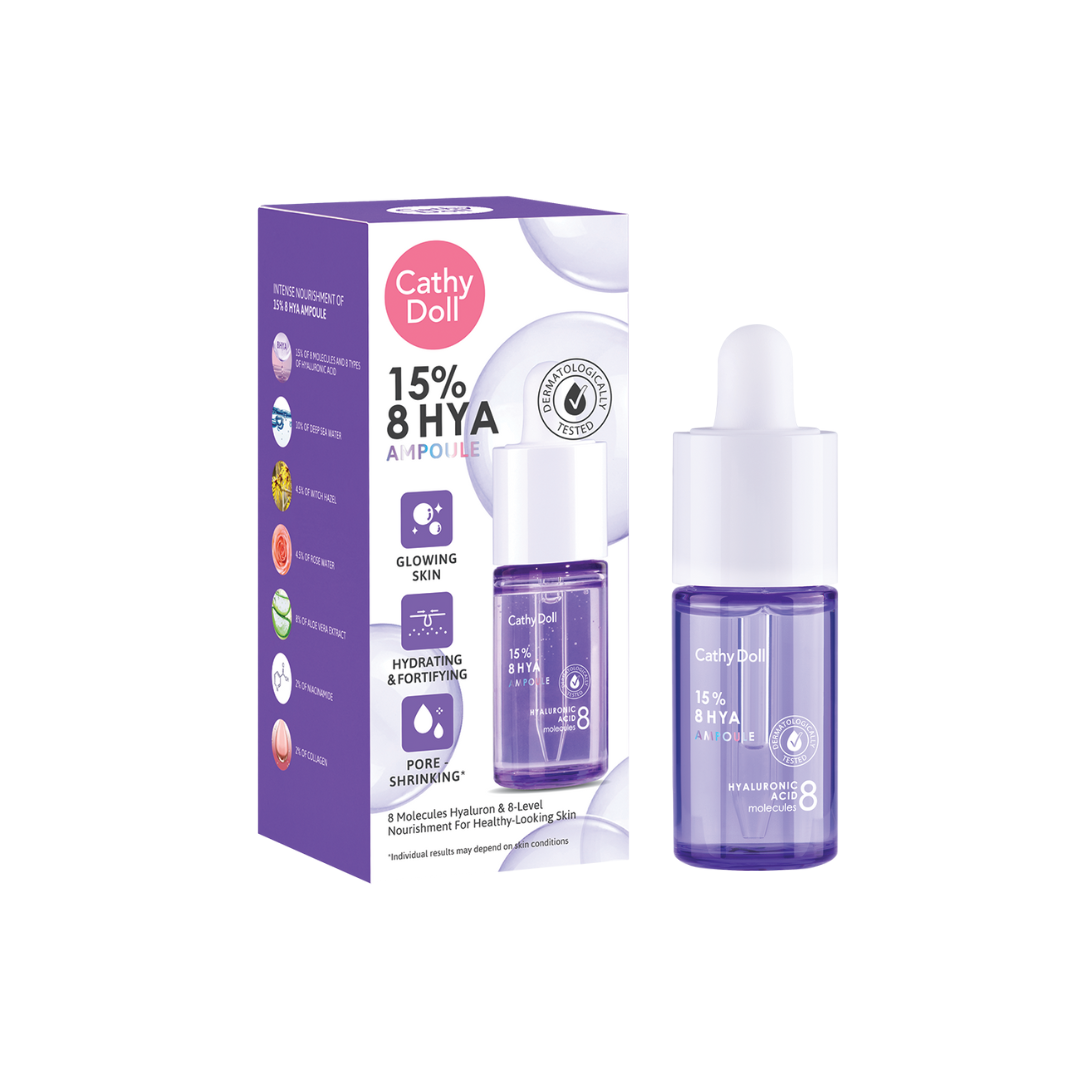 Cathy Doll 15% 8 HYA Ampoule Serum - 30ml