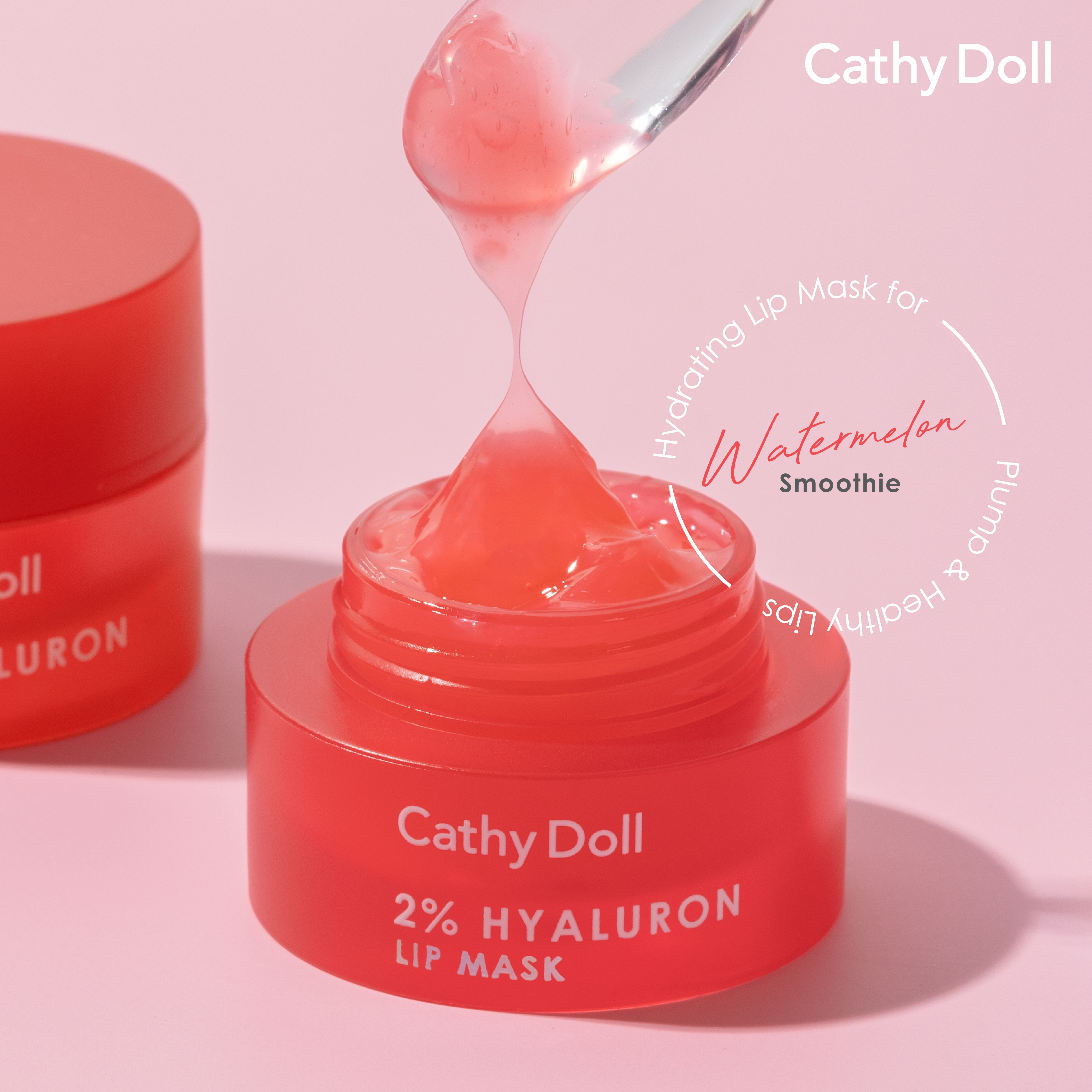 CATHY DOLL 2% HYALURON LIP MASK WATERMELON - 4.5G