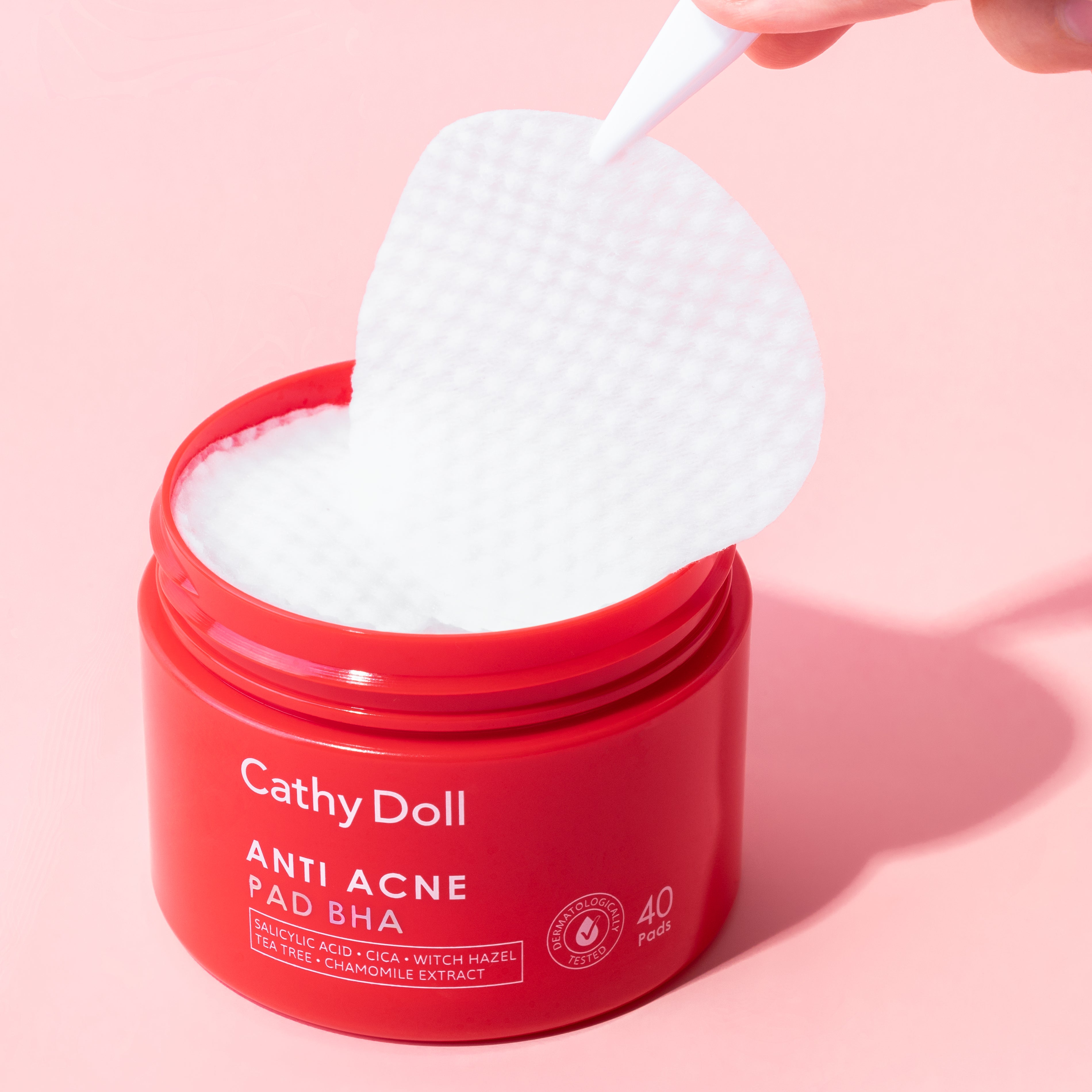 Cathy Doll Anti Acne Pad BHA - 40 Pads