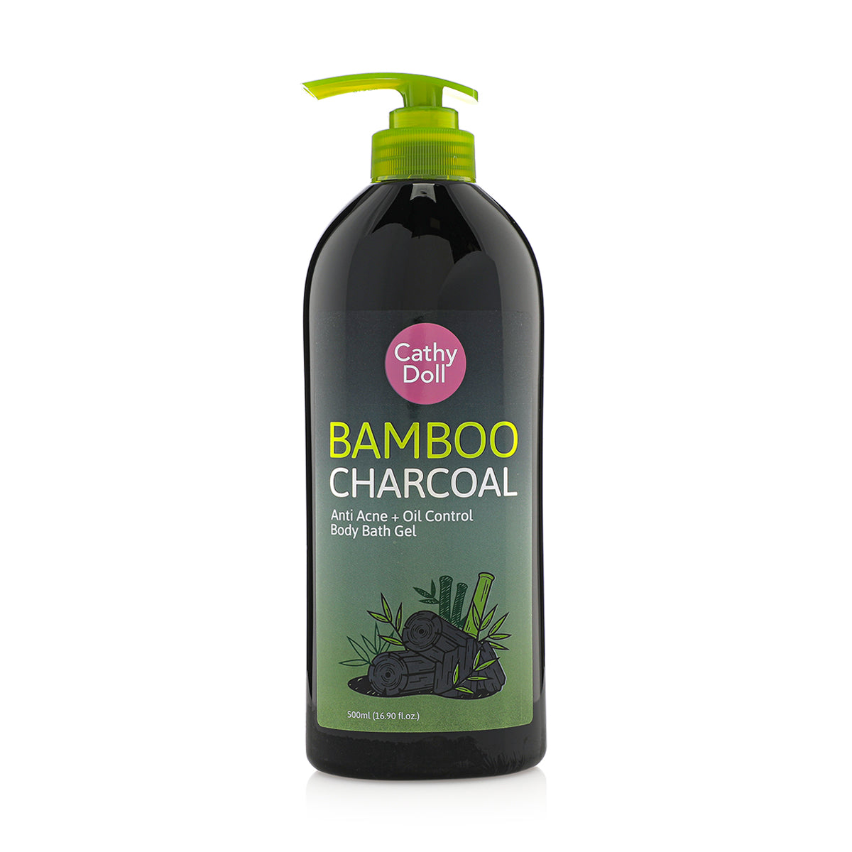 cathydoll cathy doll bamboo charcoal anti acne and oil control body bath gel sk cosmetics boutiqaat كاثي دول غسول الجسم بالبامبو و الفحم المضاد لحب الشباب اس كي كوزمتيكس بوتيكات