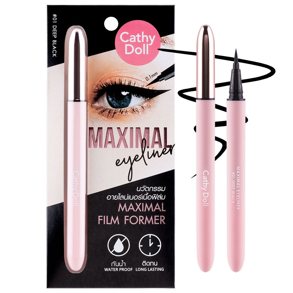 Cathy Doll Maximal Eyeliner Deep Black